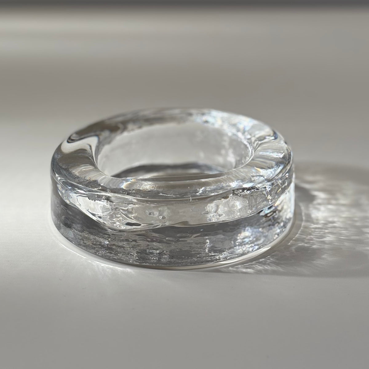 【北欧 スウェーデン ヴィンテージ】Boda （ボダ）Erik Höglund（エリック・ホグラン）ashtray clear cow
