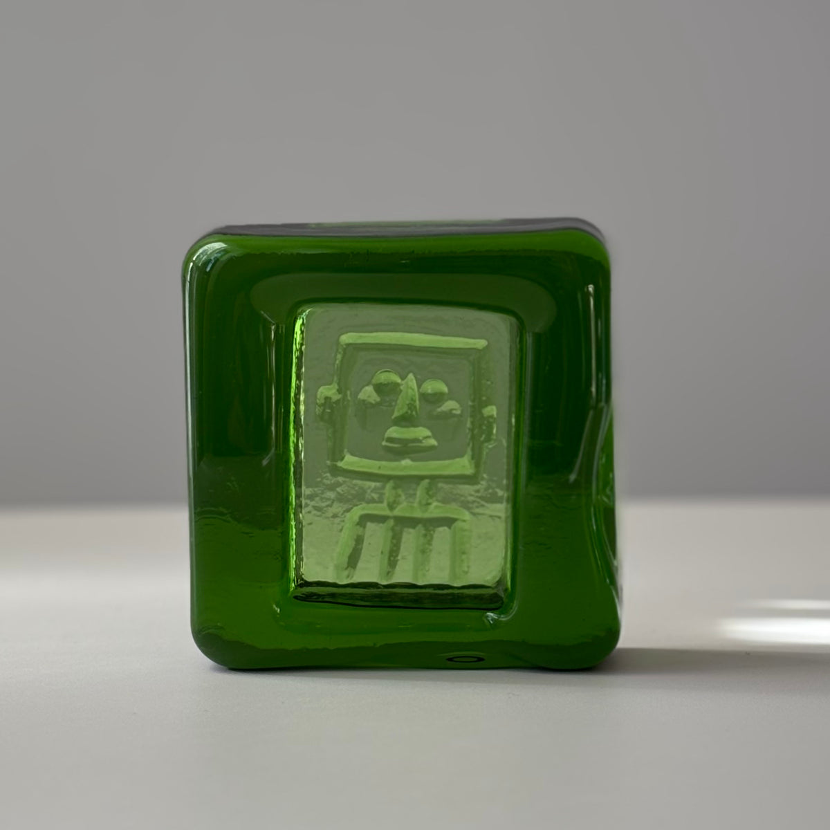 Boda （ボダ）Erik Höglund（エリック・ホグラン）ashtray green human │ 北欧 スウェーデン ヴィンテージ アッシュトレイ 人 グリーン ガラス 1781