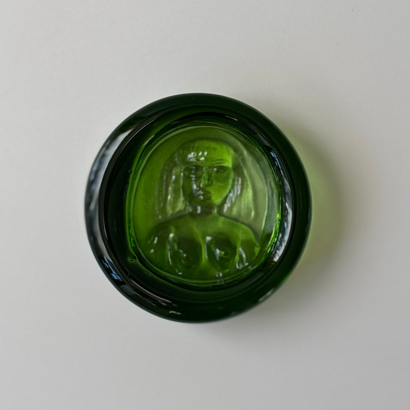 Boda（ボダ） 女性モチーフ アッシュトレイ グリーン 1784 / Erik Höglund ｜ 北欧ヴィンテージ スウェーデン