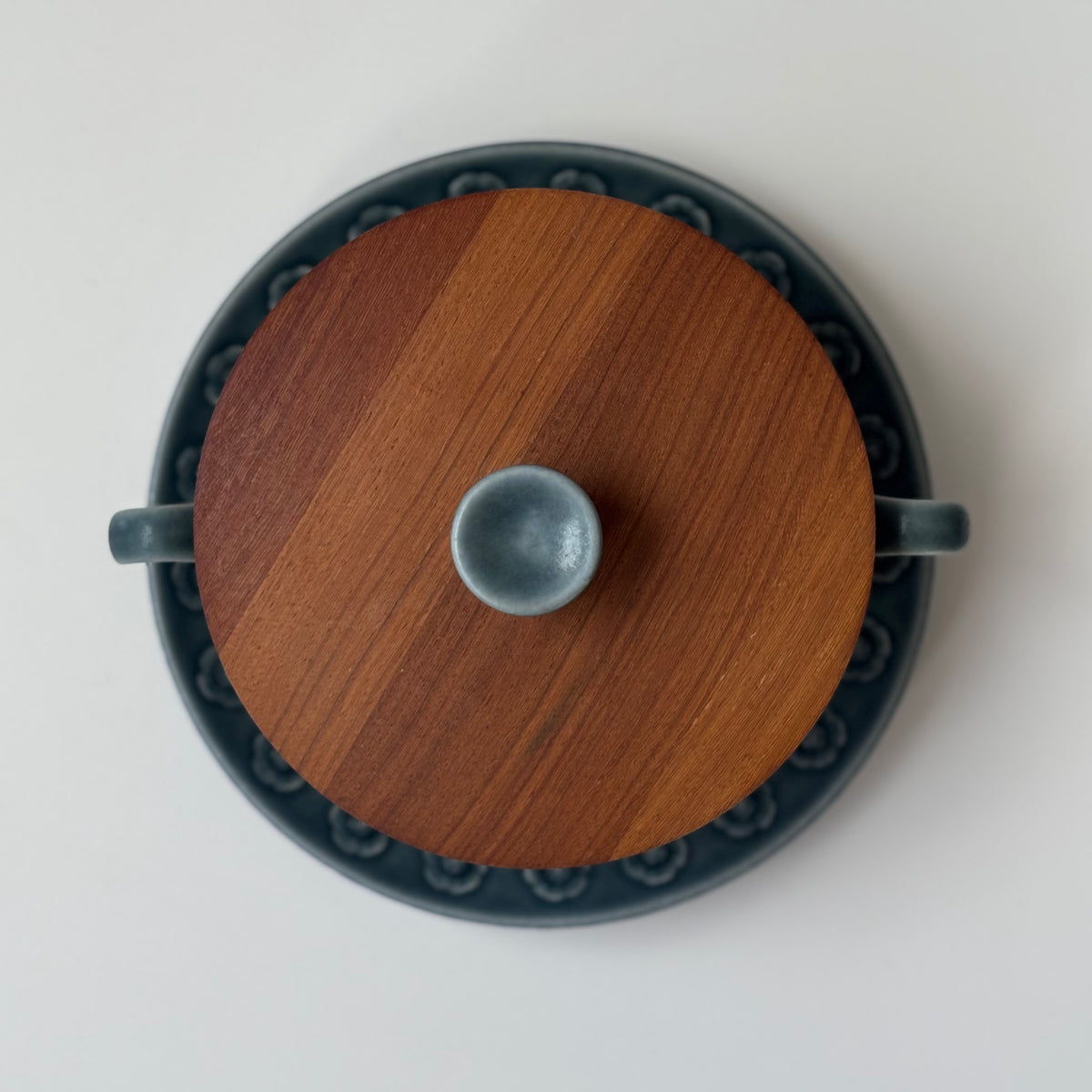 Jens.H.Quistgaard （イェンス・クイストゴー） Azur （アズール） soup cup saucer（蓋付き） │ 北欧ヴィンテージ デンマーク 食器 スープカップ 陶磁器