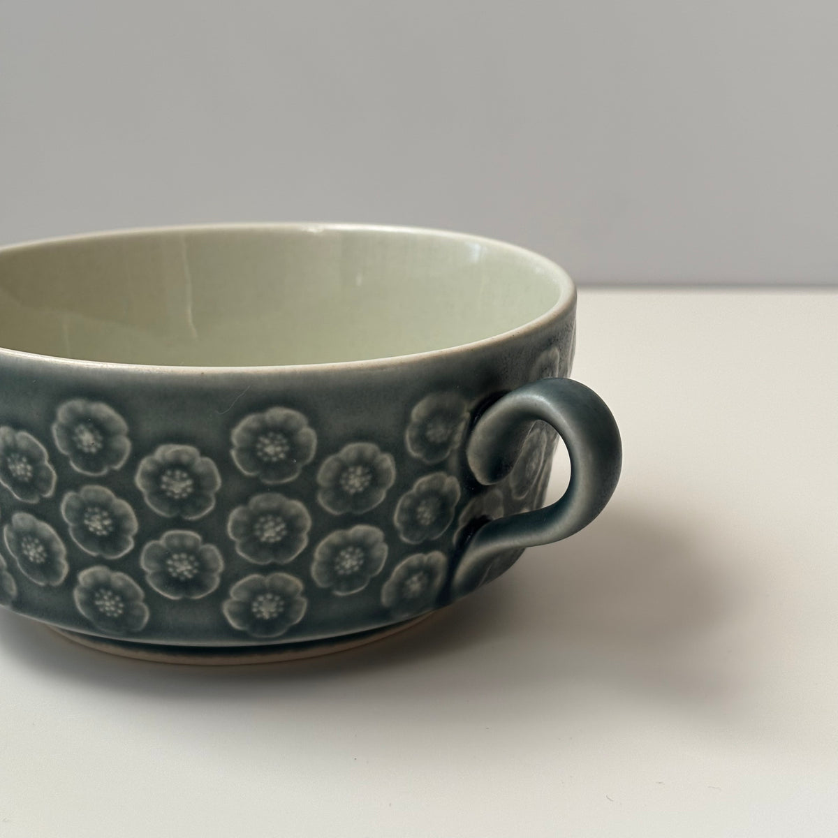 Jens.H.Quistgaard （イェンス・クイストゴー） Azur （アズール） soup cup saucer（蓋付き） │ 北欧ヴィンテージ デンマーク 食器 スープカップ 陶磁器