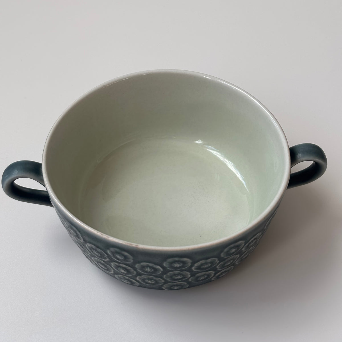 Jens.H.Quistgaard （イェンス・クイストゴー） Azur （アズール） soup cup saucer（蓋付き） │ 北欧ヴィンテージ デンマーク 食器 スープカップ 陶磁器