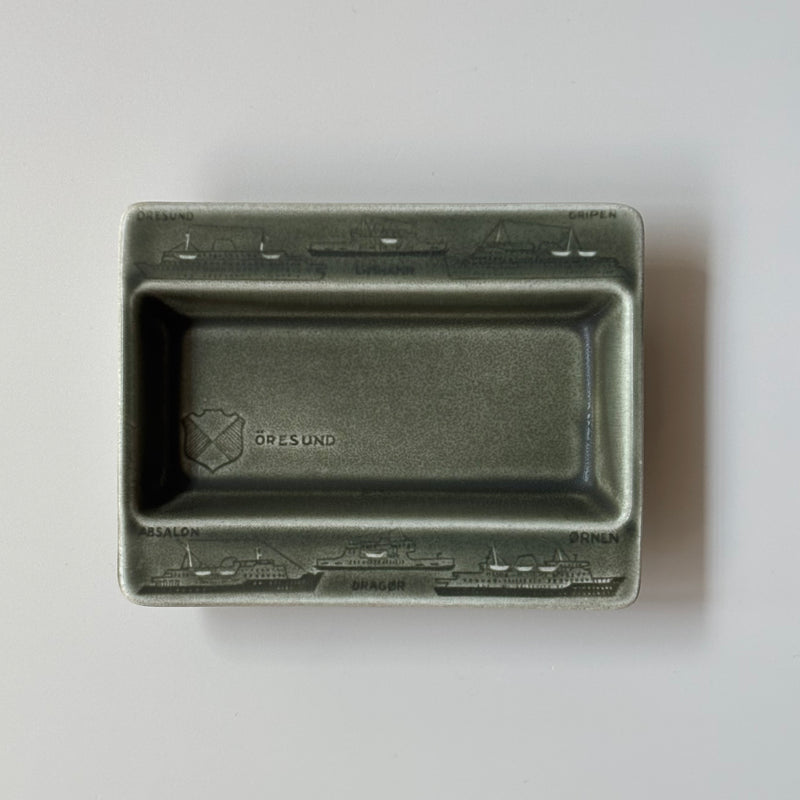 Rorstrand （ロールストランド） ashtray ferry  │ 北欧 スウェーデン ヴィンテージ アッシュトレイ 陶磁器