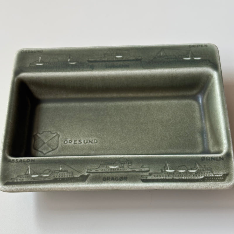 Rorstrand （ロールストランド） ashtray ferry  │ 北欧 スウェーデン ヴィンテージ アッシュトレイ 陶磁器