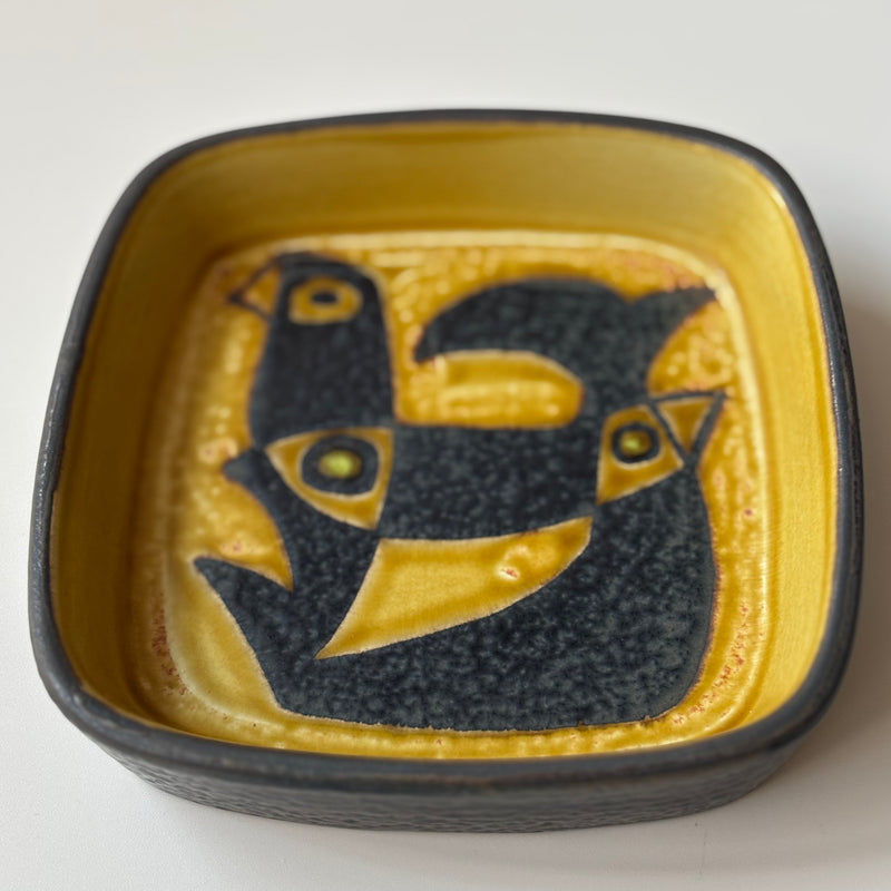 Royal copenhagen （ロイヤルコペンハーゲン） Baca （バッカ） plate bird │ 北欧ヴィンテージ デンマーク 食器 プレート 陶磁器