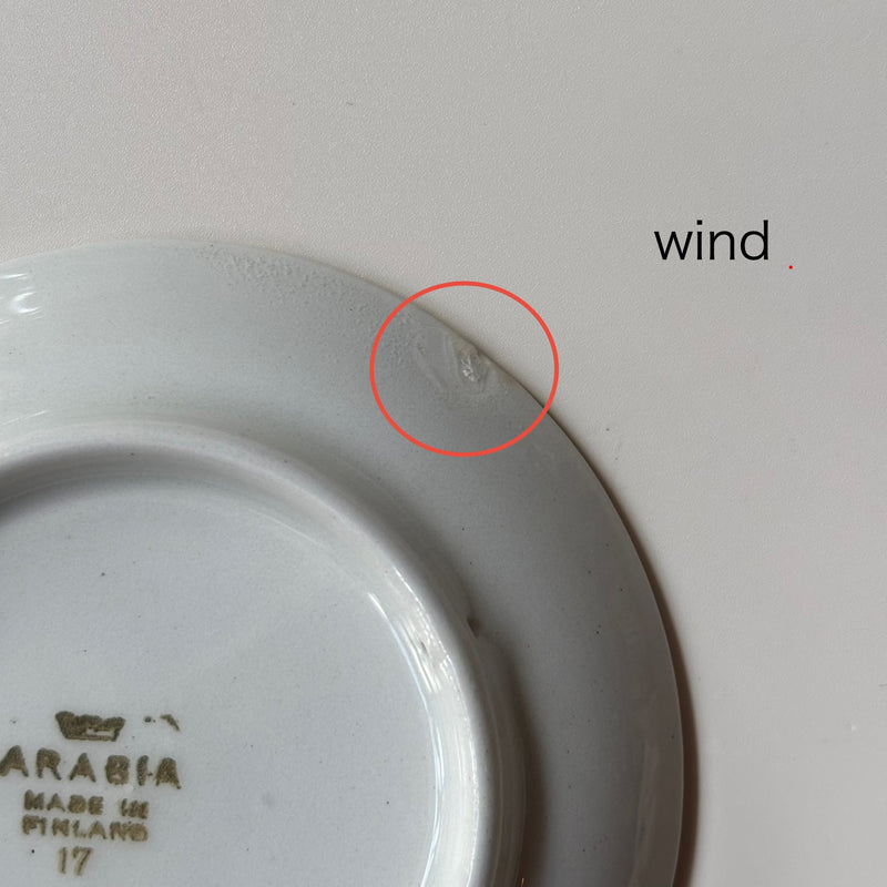 Arabia （アラビア） Emilia（エミリア） small plate │ 北欧 フィンランド ヴィンテージ スモールプレート 陶磁器