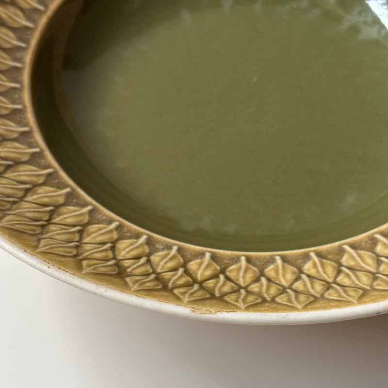 Jens.H.Quistgaard （イェンス・クイストゴー） Relief（レリーフ）deep plate green │ 北欧ヴィンテージ デンマーク 食器 プレート 陶磁器