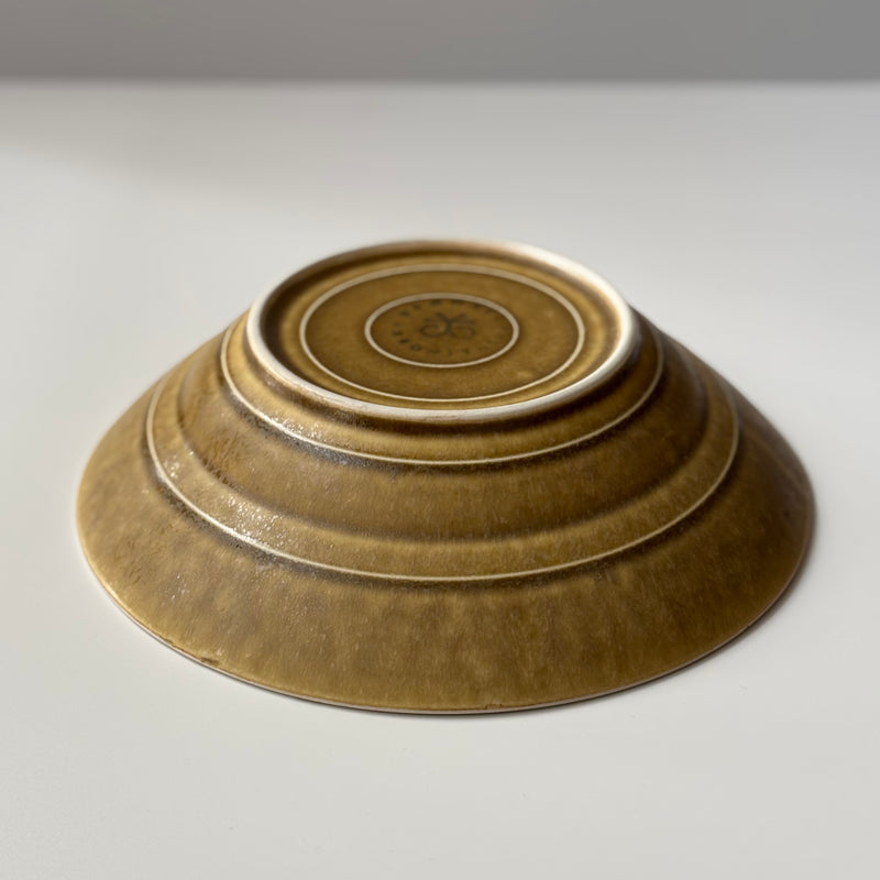 Jens.H.Quistgaard （イェンス・クイストゴー） Relief（レリーフ）deep plate green │ 北欧ヴィンテージ デンマーク 食器 プレート 陶磁器