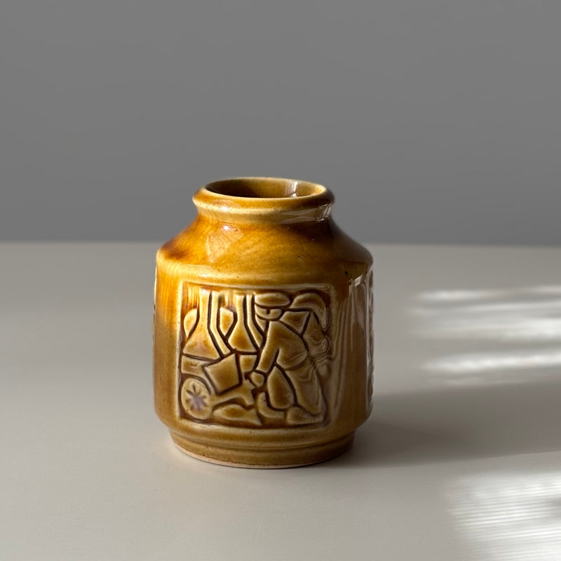 Michael Andersen&son （マイケル・アンダーセン） small vase brown  │ 北欧ヴィンテージ デンマーク 花瓶 陶磁器