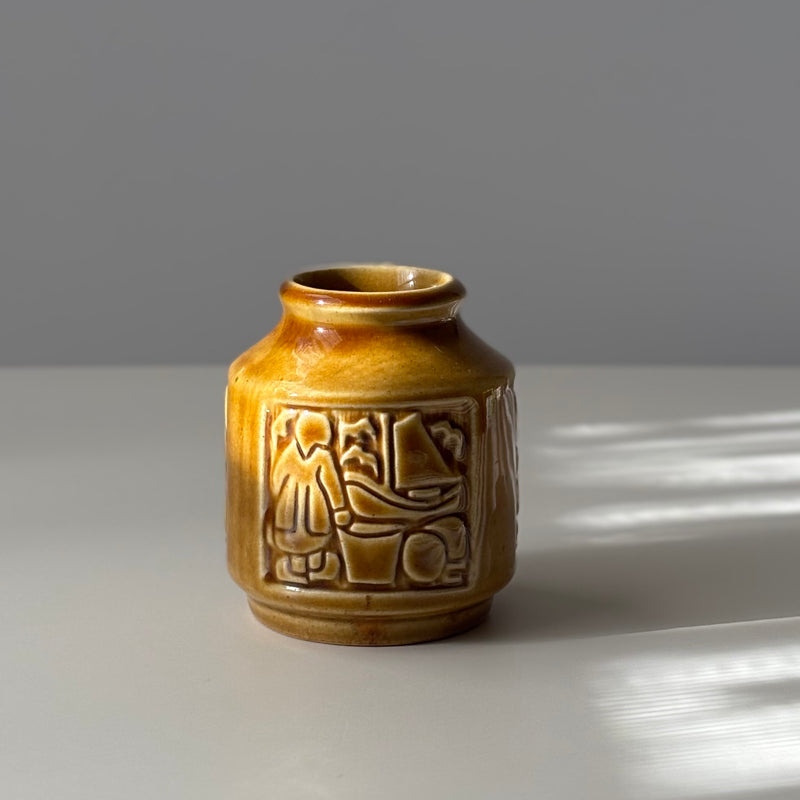 Michael Andersen&son （マイケル・アンダーセン） small vase brown  │ 北欧ヴィンテージ デンマーク 花瓶 陶磁器