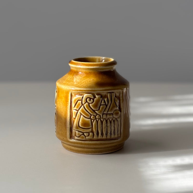 Michael Andersen&son （マイケル・アンダーセン） small vase brown  │ 北欧ヴィンテージ デンマーク 花瓶 陶磁器