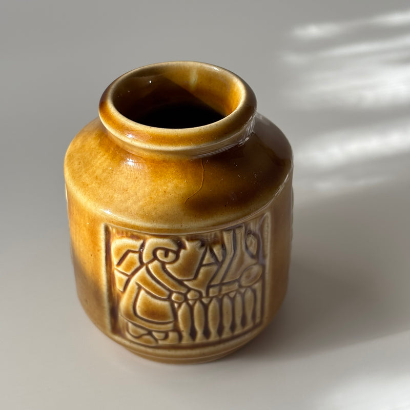 Michael Andersen&son （マイケル・アンダーセン） small vase brown  │ 北欧ヴィンテージ デンマーク 花瓶 陶磁器