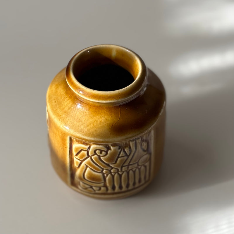 Michael Andersen&son （マイケル・アンダーセン） small vase brown  │ 北欧ヴィンテージ デンマーク 花瓶 陶磁器