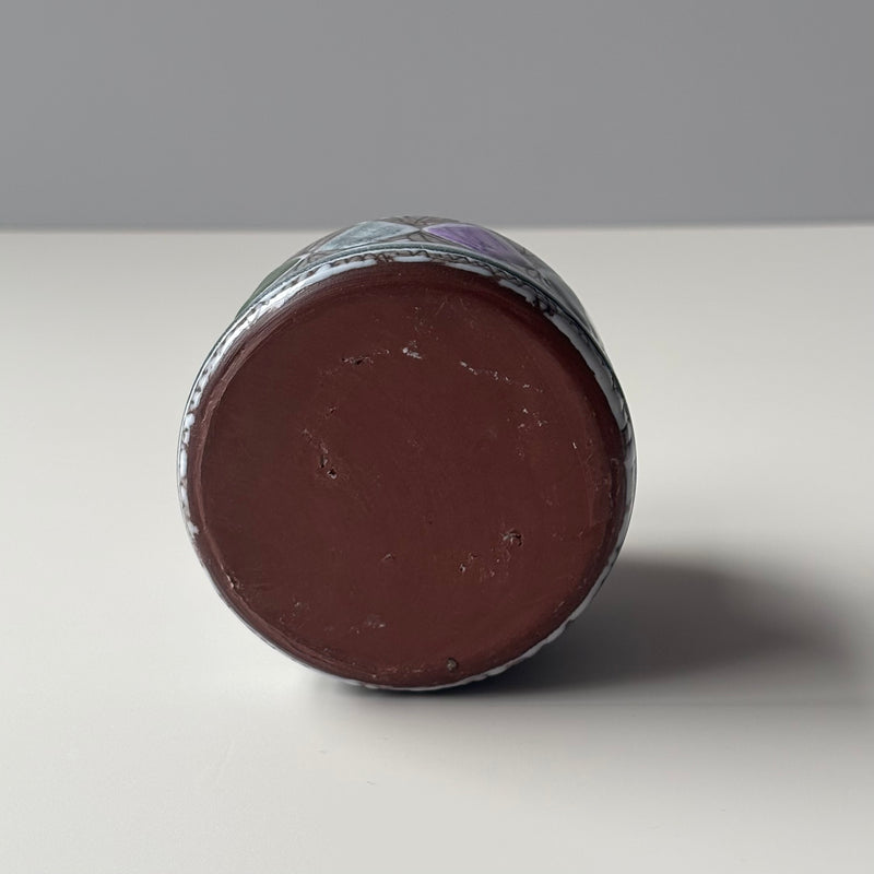 Laholm（ラホルム）vase harlequin │ 北欧ヴィンテージ デンマーク 花瓶 陶磁器