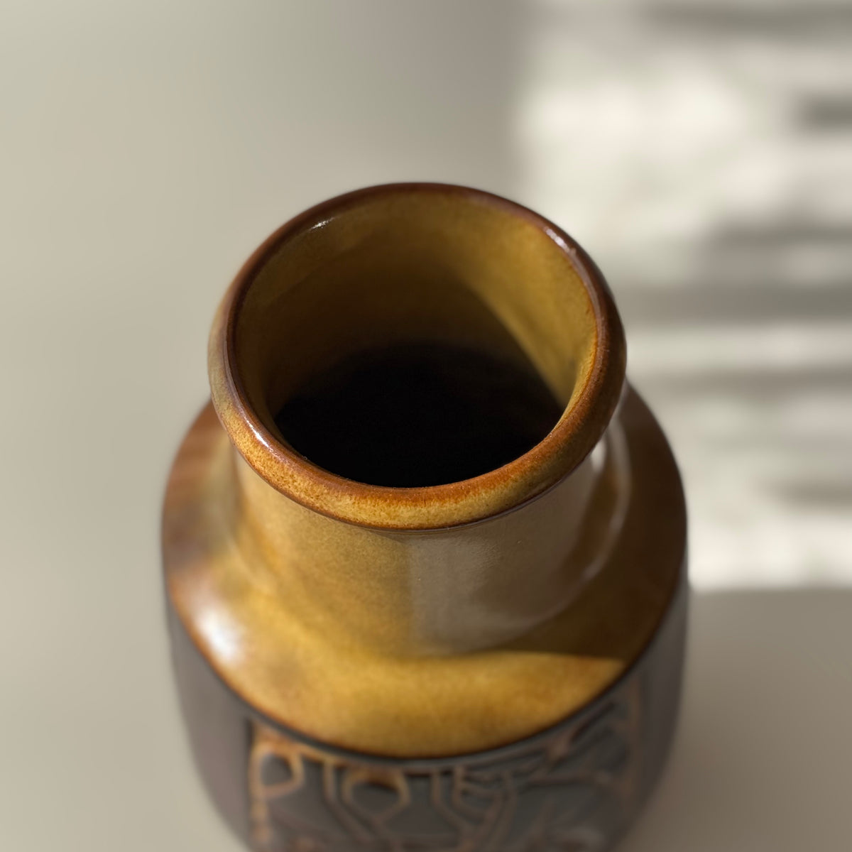 【北欧 デンマーク ヴィンテージ】Michael Andersen&son （マイケル・アンダーセン） vase large brown 1801