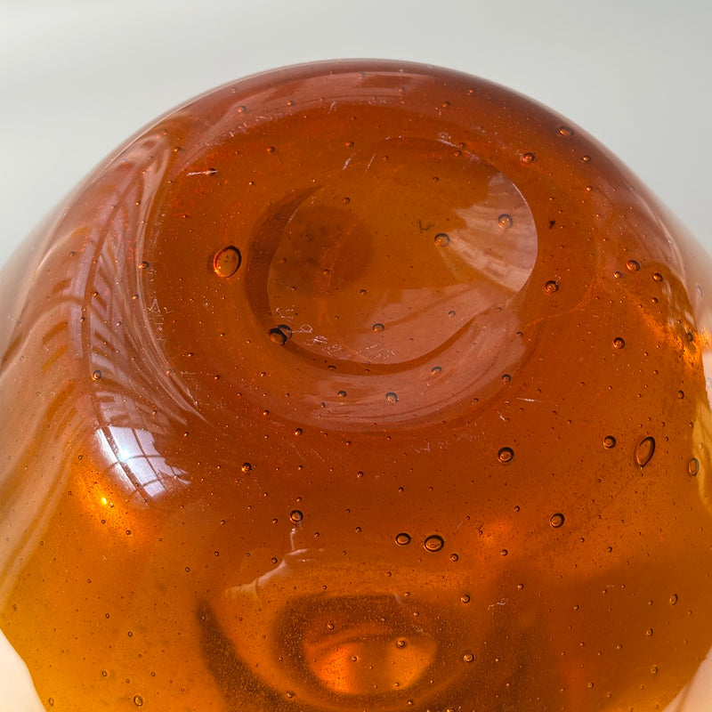 Boda（ボダ） フラワーベース アンバー H14cm / Erik Höglund ｜ 北欧ヴィンテージ スウェーデン