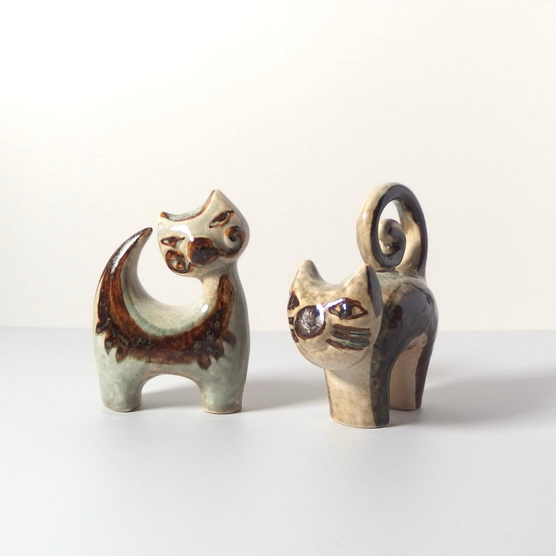 Soholm（スーホルム） cat │ 北欧ヴィンテージ デンマーク 猫 オブジェ 陶磁器