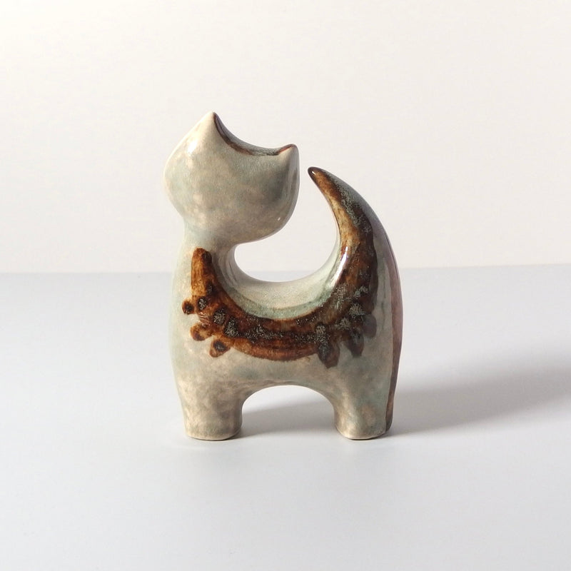 Soholm（スーホルム） cat │ 北欧ヴィンテージ デンマーク 猫 オブジェ 陶磁器