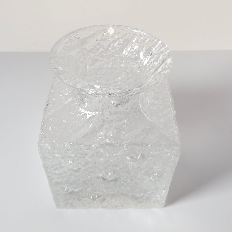 iittala（イッタラ）Timo Sarpaneva（ティモ・サルパネヴァ）Crocus（クロッカス）vase │ 北欧 フィンランド ヴィンテージ 花瓶 クリアガラス