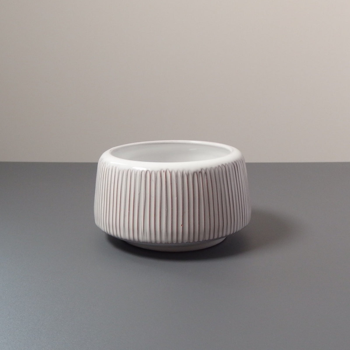 Løvemose （ロウエモーズ） Hvidsten creamer & sugar bowl │ 北欧ヴィンテージ デンマーク 食器 ボウル クリーマー 陶磁器