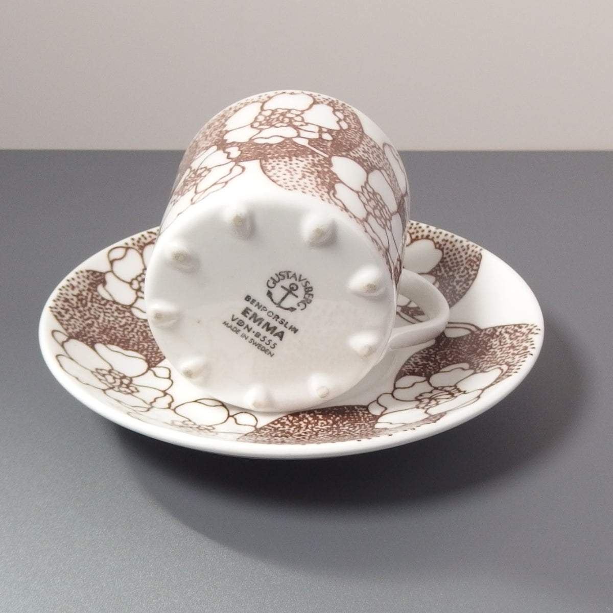 Gustavsberg（グスタフスベリ） Emma（エマ） coffee C/S │ 北欧 スウェーデン ヴィンテージ コーヒーカップ 陶磁器