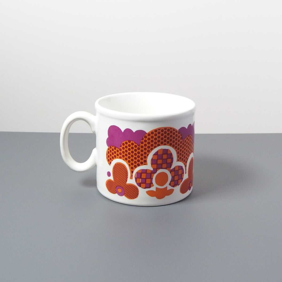 Staffordshire （スタッフォードシャー）flower mug │ イギリス ヴィンテージ マグカップ 陶磁器