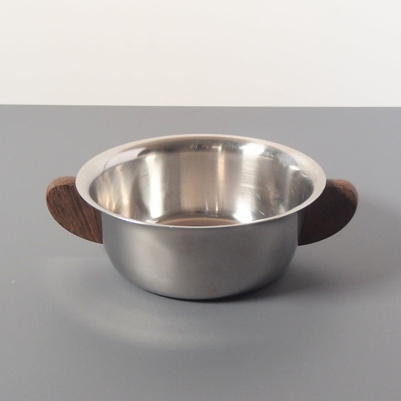 Teak/Stainless handle sugar bowl & creamer │ 北欧ヴィンテージ デンマーク 食器 ボウル チーク/ステンレス