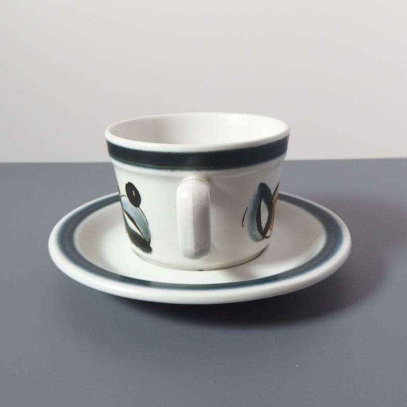 Stavangerflint （スタヴァンゲルフリント）Senja（センヤ） tea cup & saucer │ 北欧 ノルウェー ヴィンテージ ティーカップ 陶磁器