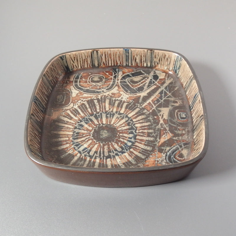 Royal copenhagen （ロイヤルコペンハーゲン） Baca （バッカ）square plate │ 北欧ヴィンテージ デンマーク 食器 プレート 陶磁器