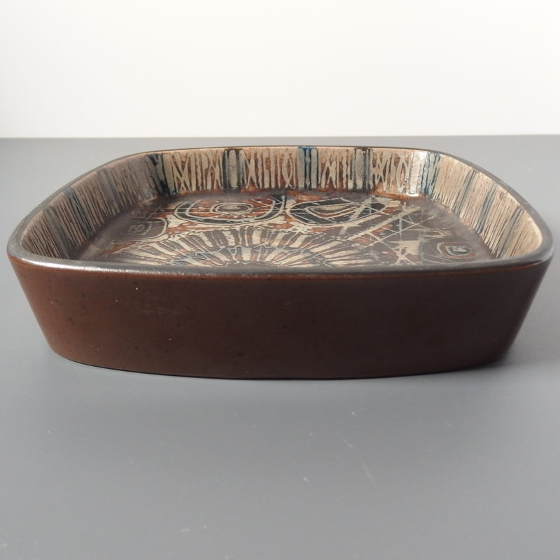 Royal copenhagen （ロイヤルコペンハーゲン） Baca （バッカ）square plate │ 北欧ヴィンテージ デンマーク 食器 プレート 陶磁器