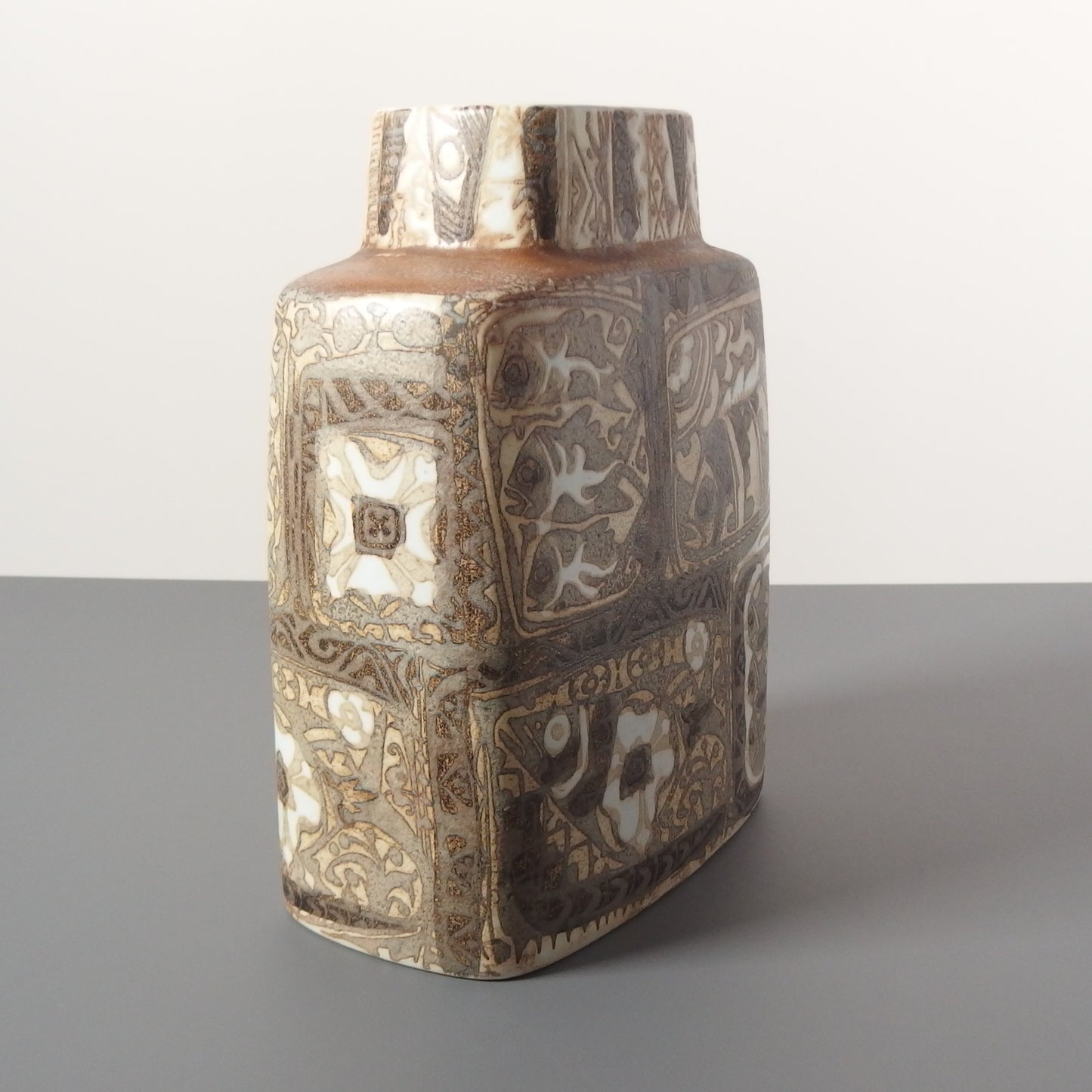 【北欧 ヴィンテージ】Royal copenhagen （ロイヤルコペンハーゲン） Baca （バッカ）vase fish