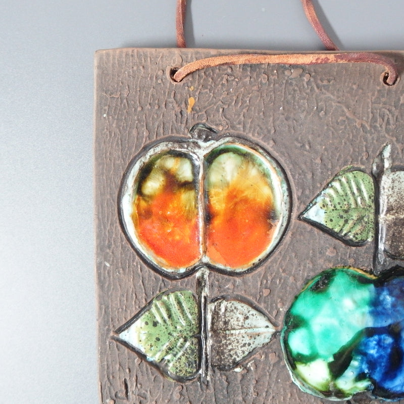 Tilgmans Keramik （ティルグマンズ ケラミック） wall plate │ 北欧 スウェーデン ヴィンテージ 壁掛けプレート リンゴ 陶磁器