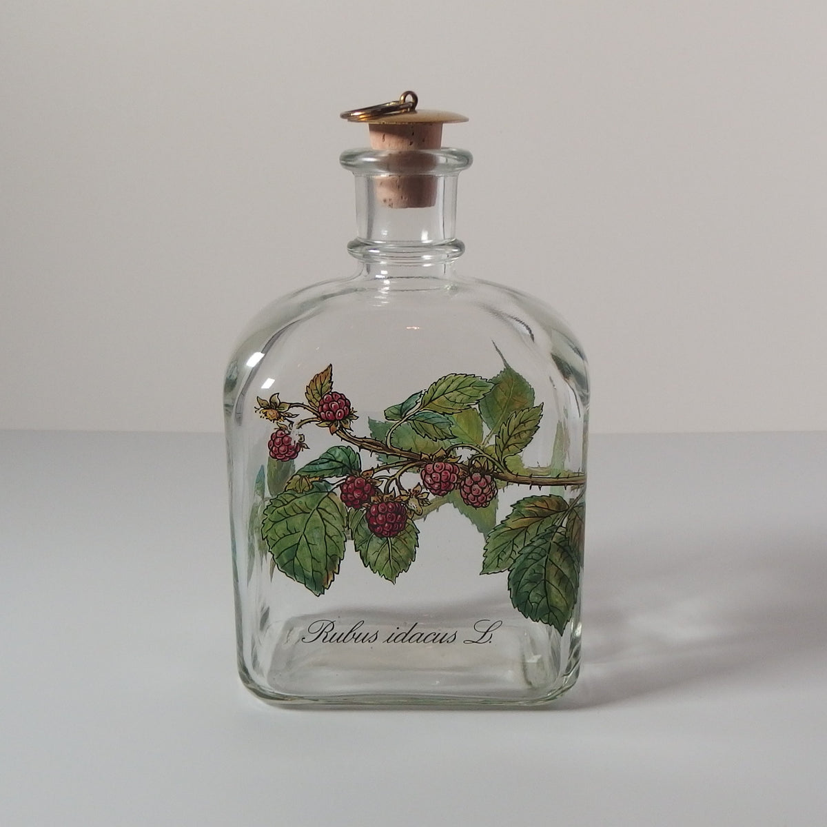 【北欧 デンマーク ヴィンテージ】Holmegaard （ホルムガード） liqueur bottle raspberry
