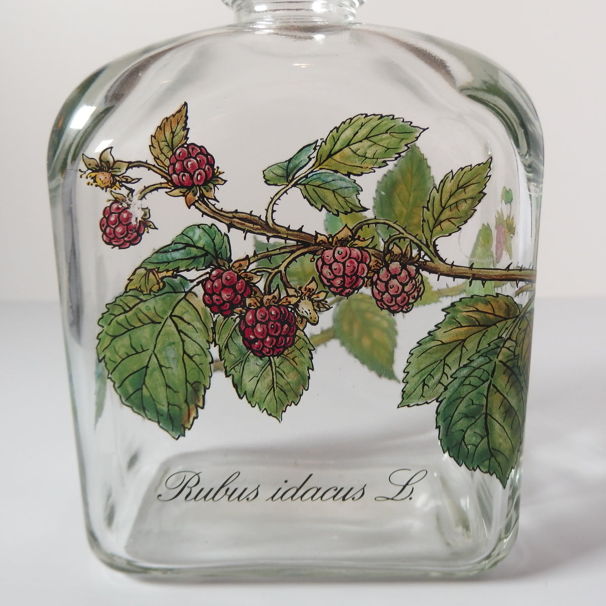 【北欧 デンマーク ヴィンテージ】Holmegaard （ホルムガード） liqueur bottle raspberry