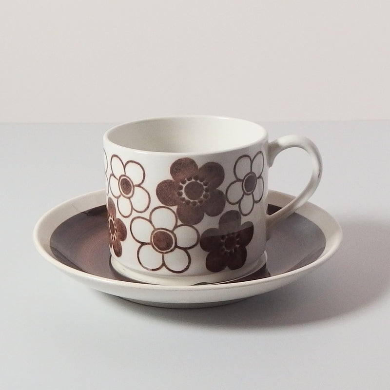 Rorstrand （ロールストランド） Anemon （アネモン）coffee cup saucer │ 北欧 スウェーデン ヴィンテージ コーヒーカップ 陶磁器