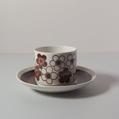 【北欧 スウェーデン ヴィンテージ】Rorstrand （ロールストランド） Anemon （アネモン）coffee cup saucer