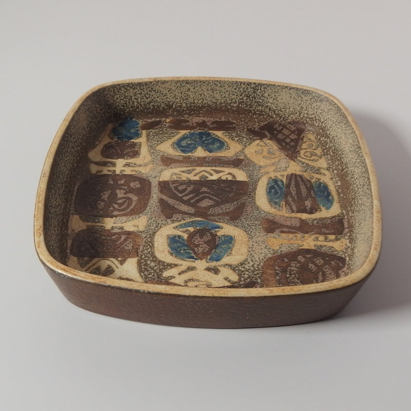 Royal copenhagen （ロイヤルコペンハーゲン） Baca （バッカ）square plate │ 北欧ヴィンテージ デンマーク 食器 プレート 陶磁器