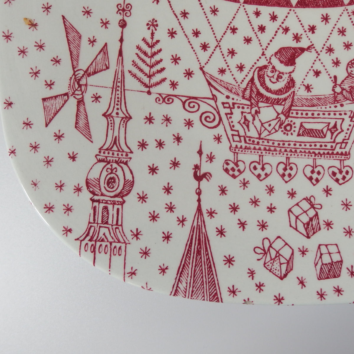 Nymølle（二モーレ） christmas plate │ 北欧ヴィンテージ デンマーク 食器 クリスマスプレート 陶磁器