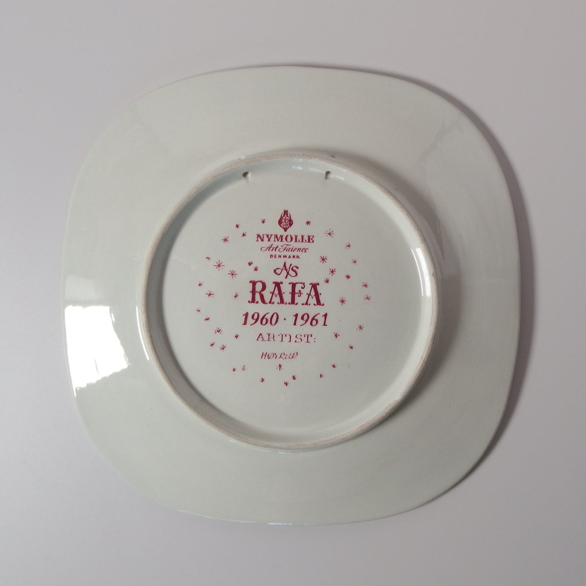 Nymølle（二モーレ） christmas plate │ 北欧ヴィンテージ デンマーク 食器 クリスマスプレート 陶磁器