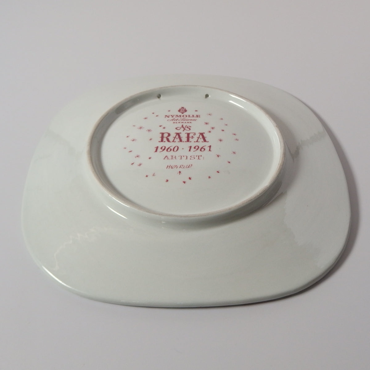Nymølle（二モーレ） christmas plate │ 北欧ヴィンテージ デンマーク 食器 クリスマスプレート 陶磁器