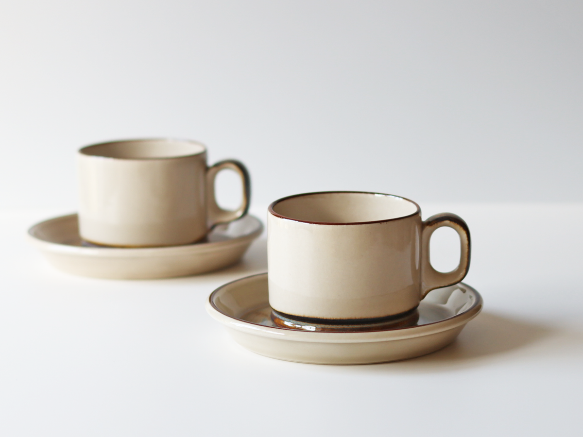 【北欧 デンマーク ヴィンテージ】Quistgaard（クイストゴー） Peru（ペルー） coffee cup saucer
