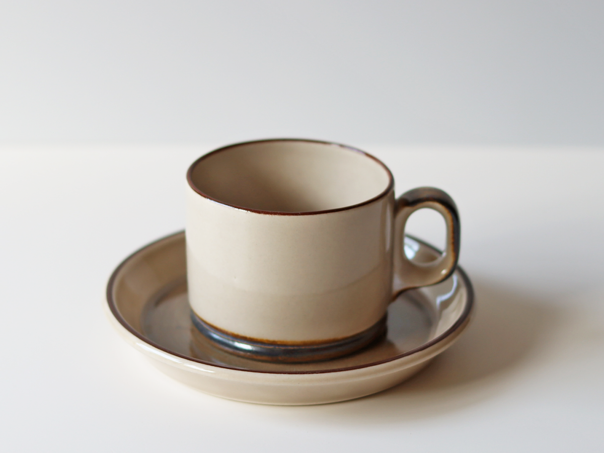 【北欧 デンマーク ヴィンテージ】Quistgaard（クイストゴー） Peru（ペルー） coffee cup saucer