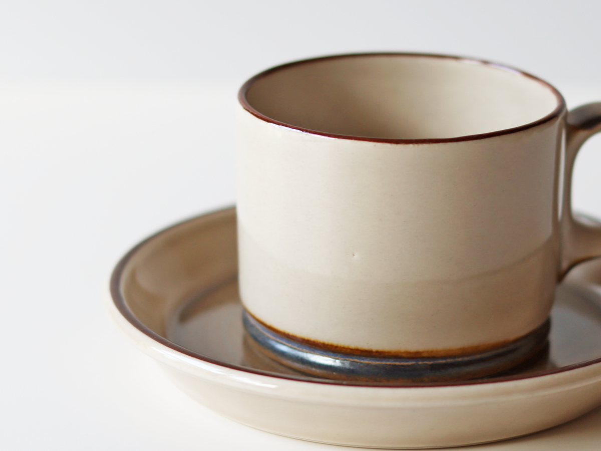 【北欧 デンマーク ヴィンテージ】Quistgaard（クイストゴー） Peru（ペルー） coffee cup saucer