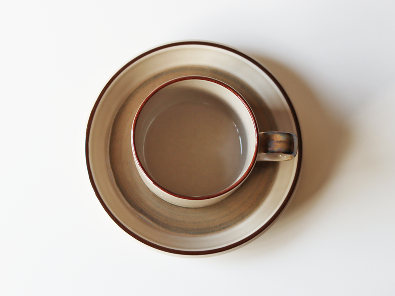 Jens.H.Quistgaard（イェンス・クイストゴー） Peru（ペルー） coffee cup saucer │ 北欧ヴィンテージ デンマーク 食器 コーヒーカップ 陶磁器