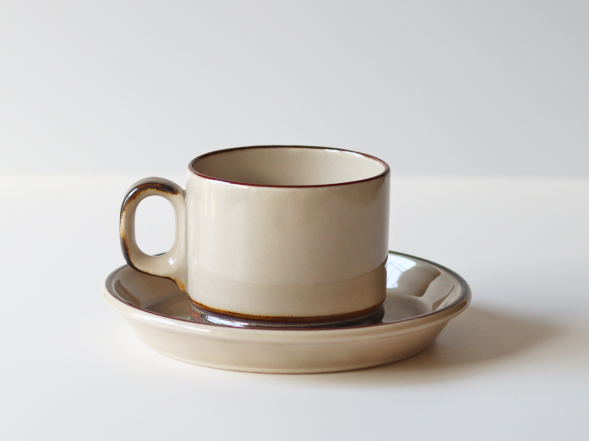 【北欧 デンマーク ヴィンテージ】Quistgaard（クイストゴー） Peru（ペルー） coffee cup saucer