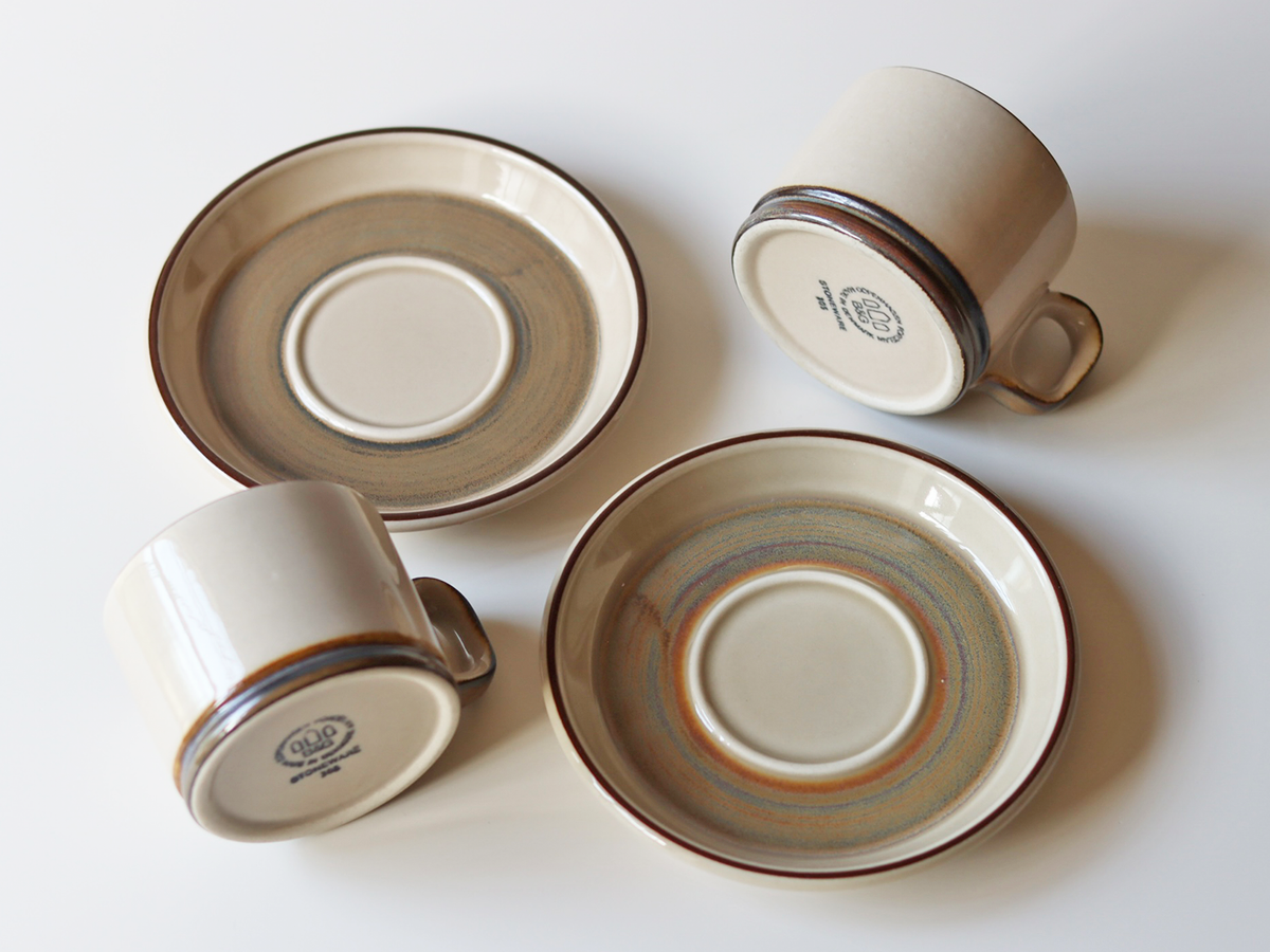 【北欧 デンマーク ヴィンテージ】Quistgaard（クイストゴー） Peru（ペルー） coffee cup saucer
