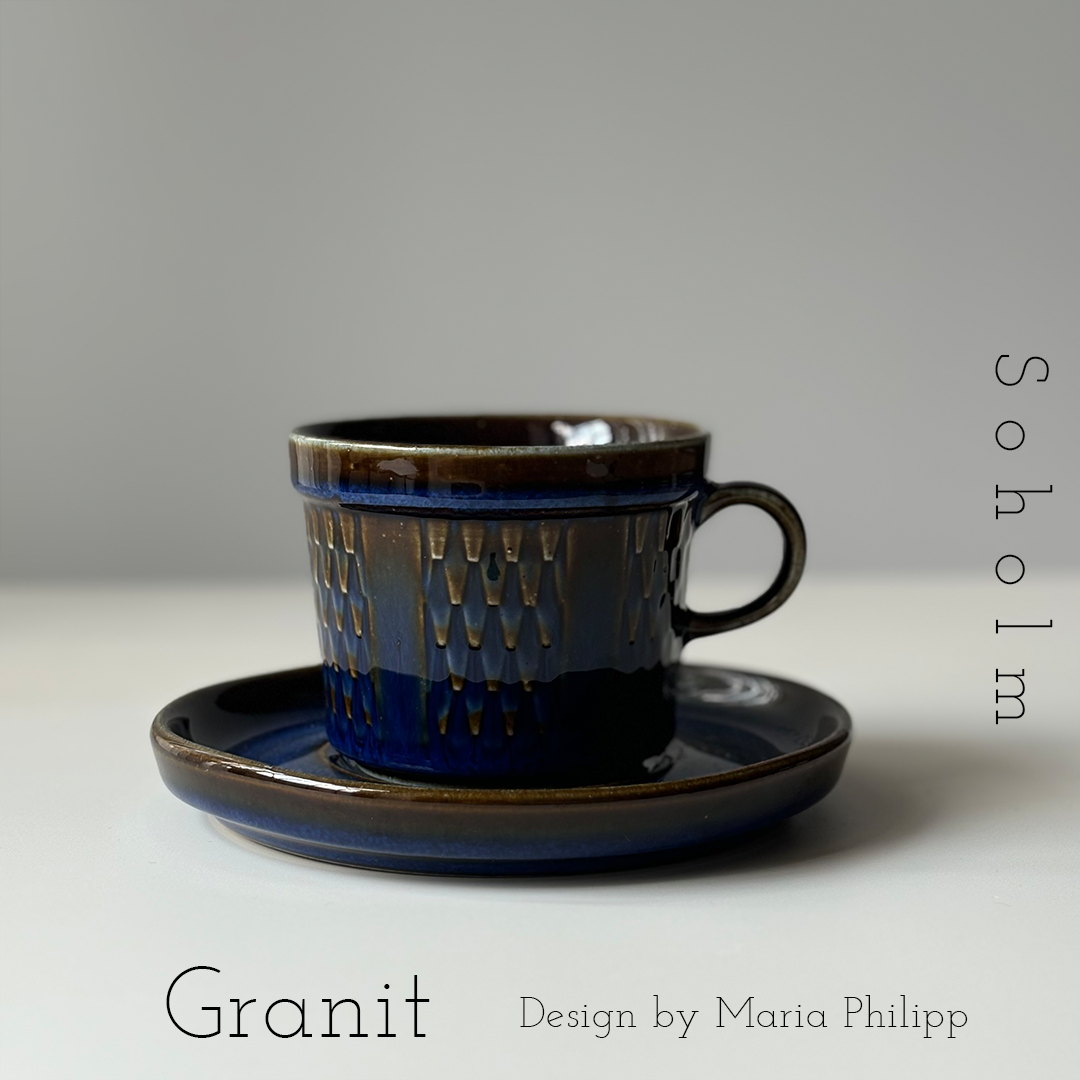 Soholm （スーホルム） Granit （グラニット） tea cup saucer large │ 北欧ヴィンテージ デンマーク 食器 コーヒーカップ 陶磁器