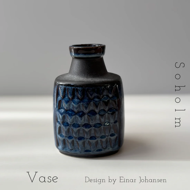 Soholm （スーホルム） vase geometrical 3322 │ 北欧ヴィンテージ デンマーク 花瓶 陶磁器