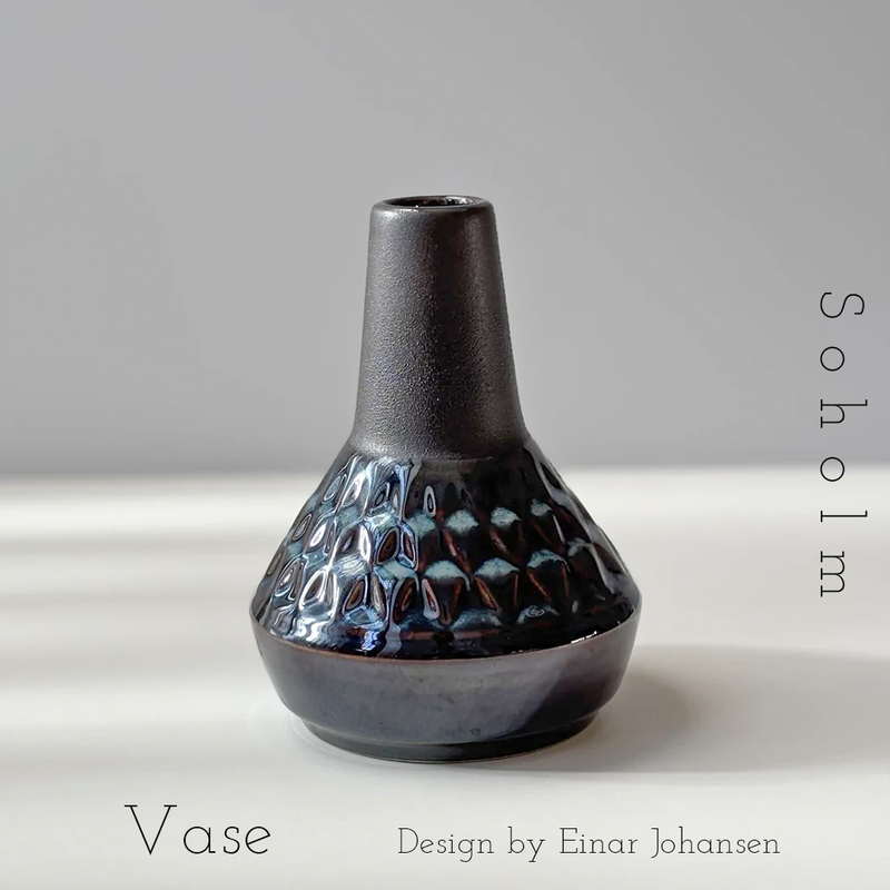 Soholm （スーホルム） vase geometrical 3323 │ 北欧ヴィンテージ デンマーク 花瓶 陶磁器