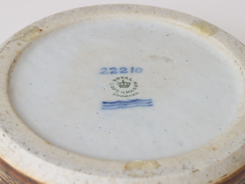 Royal Copenhagen（ロイヤルコペンハーゲン） Harboe Bryggeri 丸皿 ｜ 北欧ヴィンテージ デンマーク